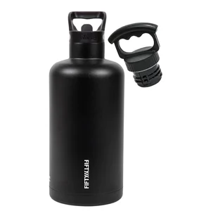 1.9L Tank Growler with Dual Lid by FIFTY FIFTY