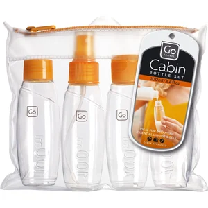 100Ml Cabin Bottles 4Pk Orange by GO TRAVEL