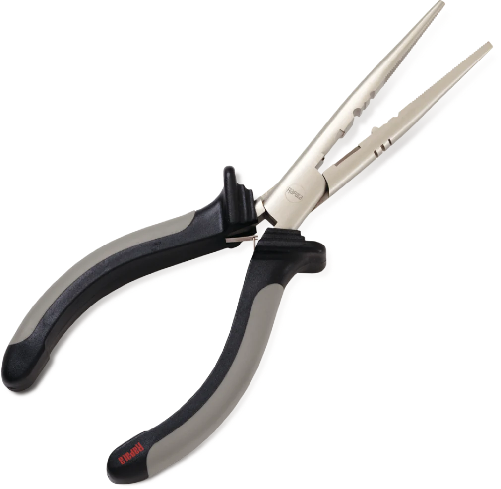 16cm Rapala Fisherman's Pliers with Split Shot Crimper and Side Cutting Function