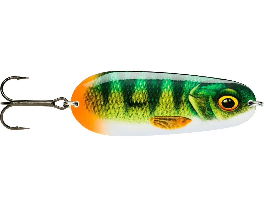 19gm Rapala Nauvo Metal Spoon Fishing Lure - Live Perch