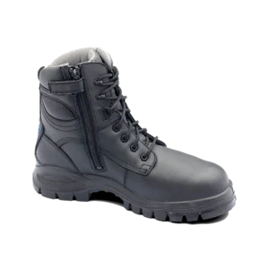 297 Black Side Zip Metal Free Boot by BLUNDSTONE