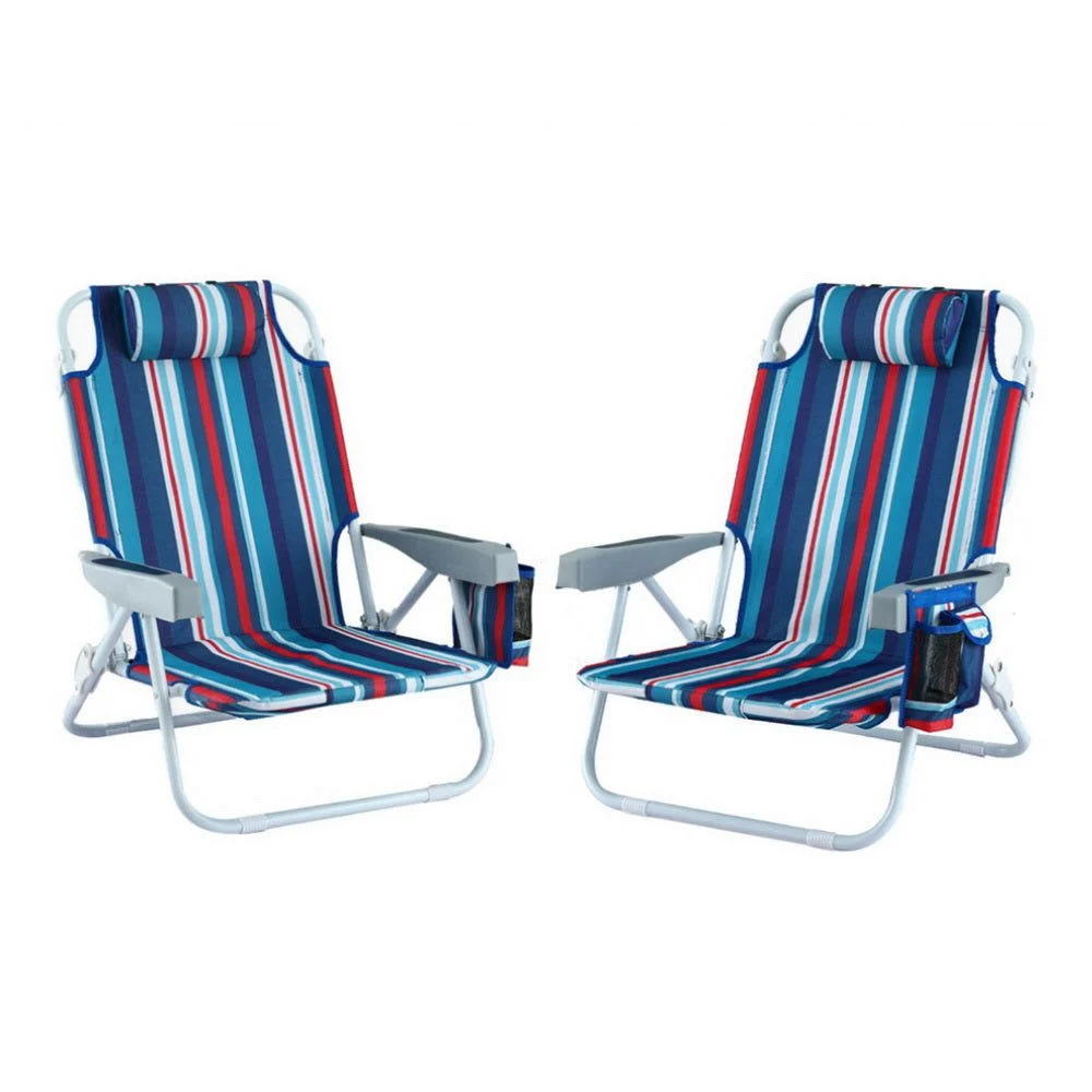 2x Backpack Beach Chairs