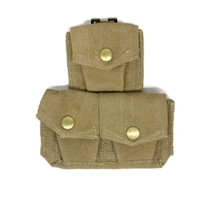 37 Pattern Webbing Triple Ammo Pouch- MILITARY SURPLUS