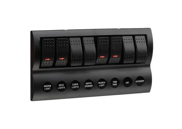 8-Way LED Switch Panel (Narva) 63196