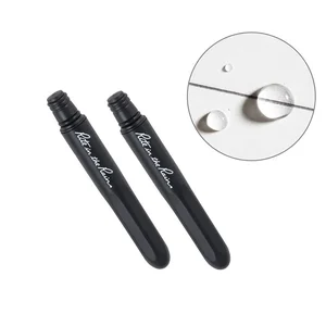 All Weather Plastic Pocket Pen Non-Refillable - Matte Black - Black Ink - 2 Pack