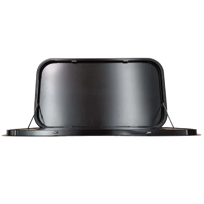 Caravan Picnic Table Black 800x450mm, 25kg capacity