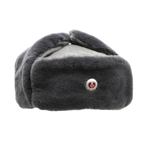 East German Fur Hat Enlist- MILITARY SURPLUS