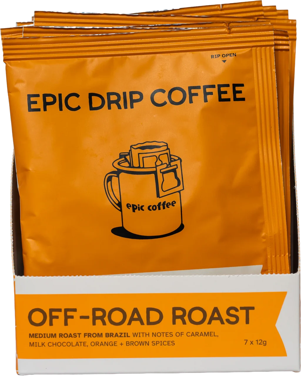 Epic Off Road Roast 7pk Drip Coffee
