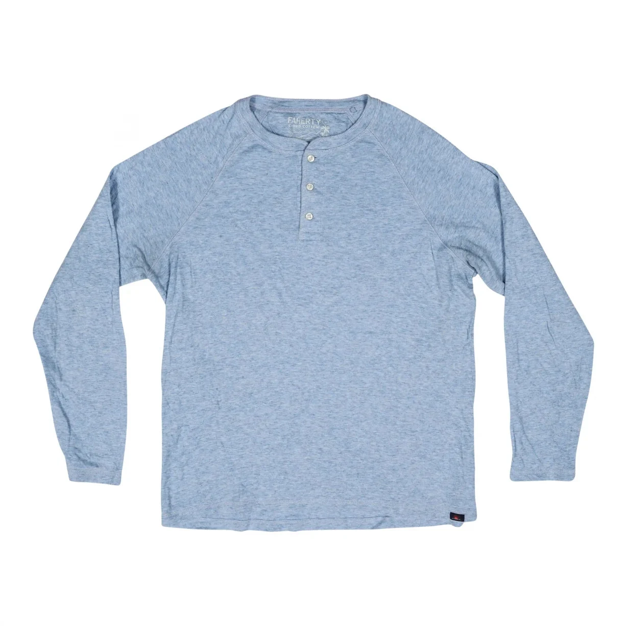 Faherty Cloud Cotton Long Sleeve Henley