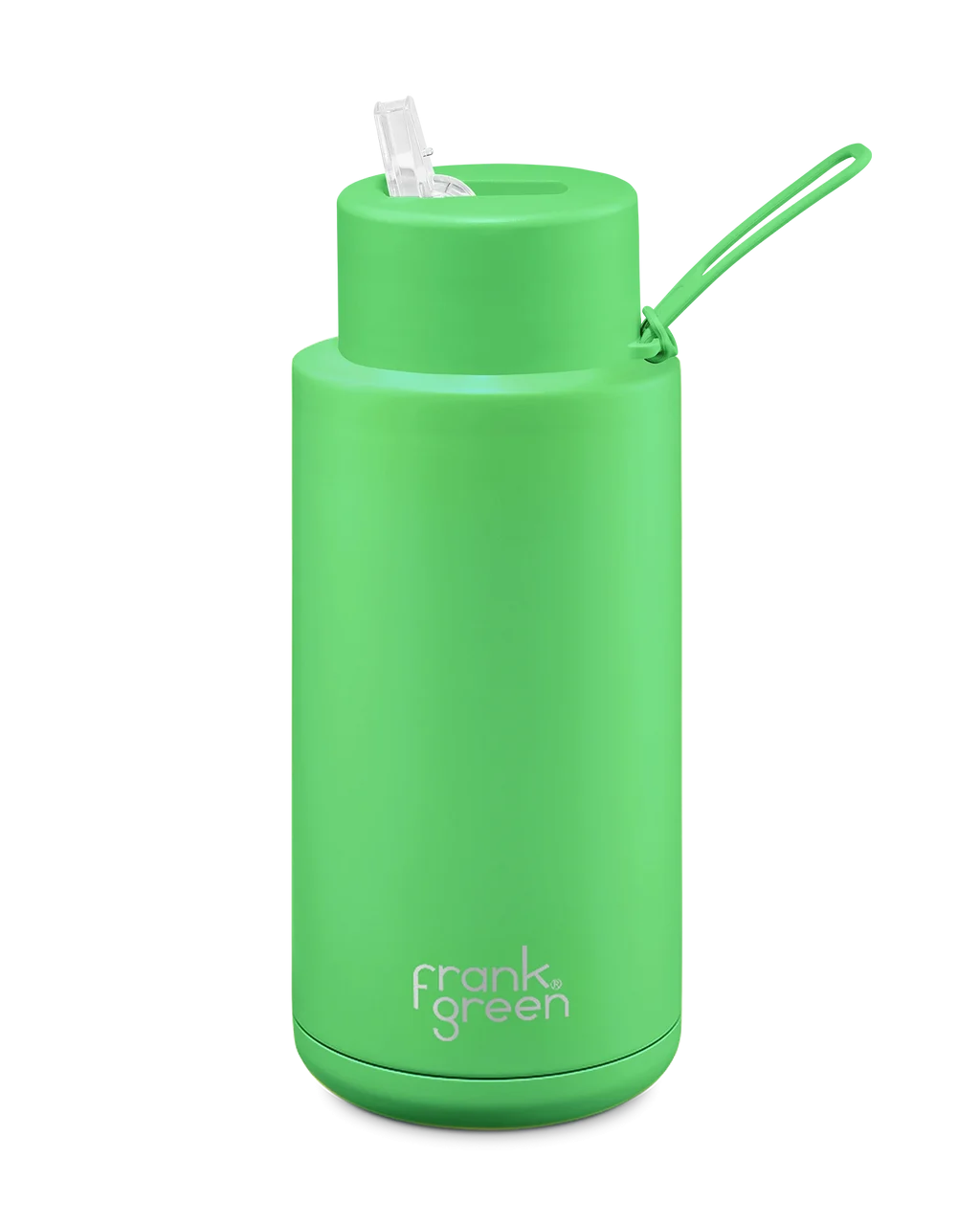 Frank Green Ceramic 34oz/1L Reusable Bottle with Straw