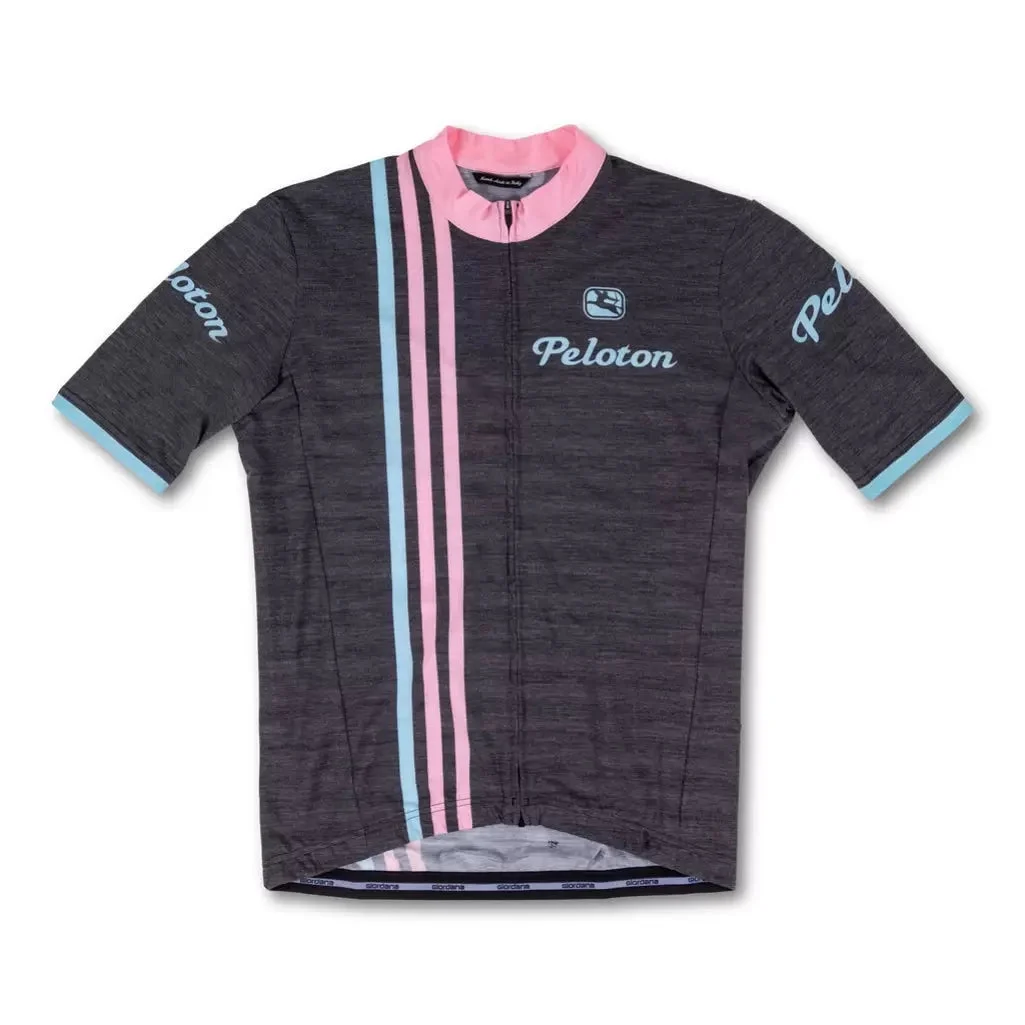 GIORDANA Peloton SS Wool Jersey Full Zipper - Men's
