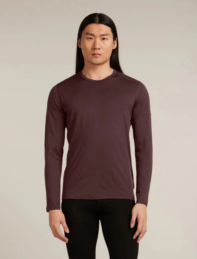 Icebreaker M Merino 200 Oasis LS Crewe Java