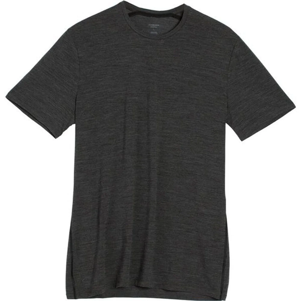 Icebreaker Mens Anatomica SS Crewe Jet Heather