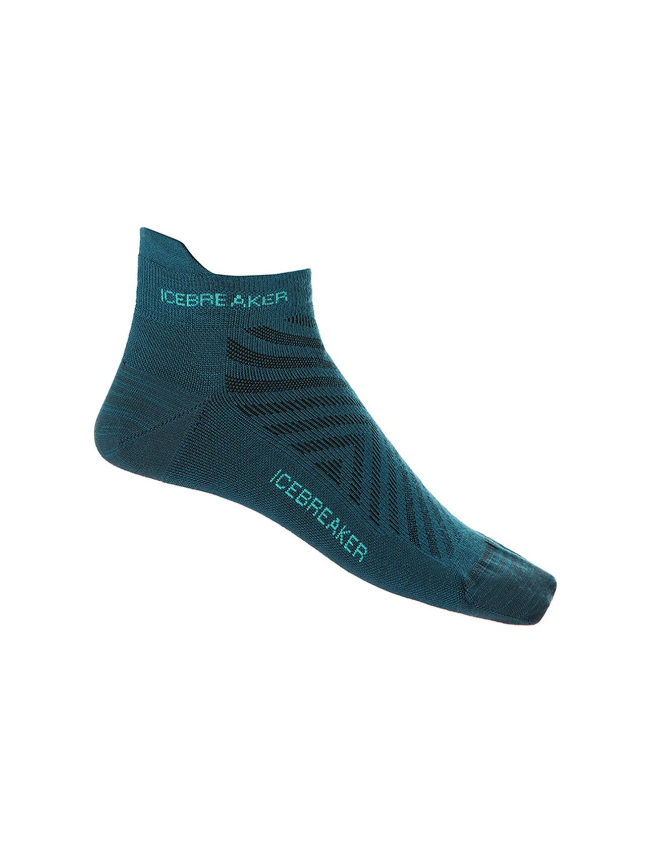 ICEBREAKER Womens Run+ Ultralight Micro Green Glory