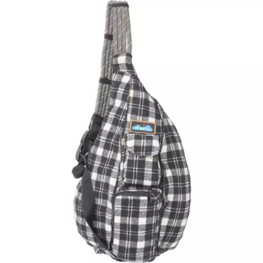 Kavu Mini Plaid Rope Bag