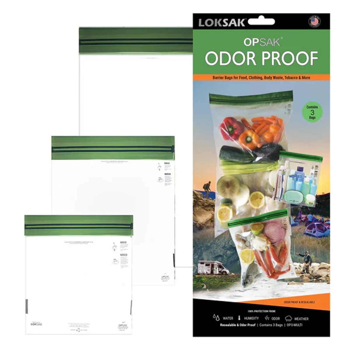 LOKSAK OPSAK 7x7, 9x10, 12x20