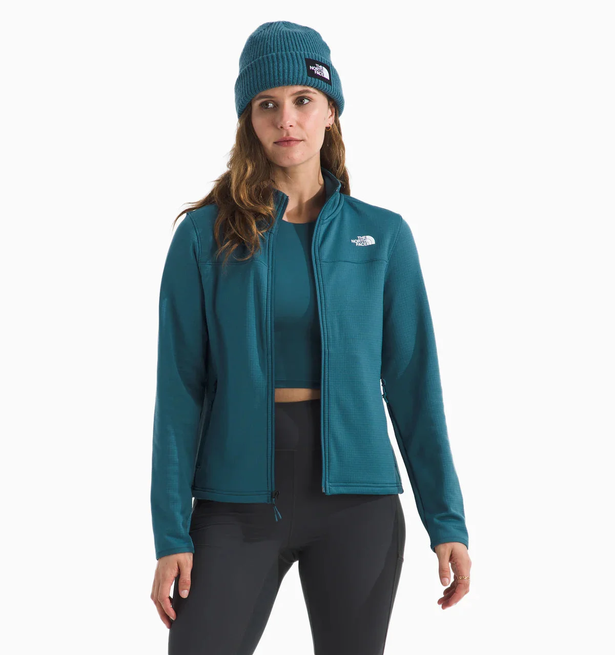 The North Face Womens Cedar Trail Grid Fleece Jacket