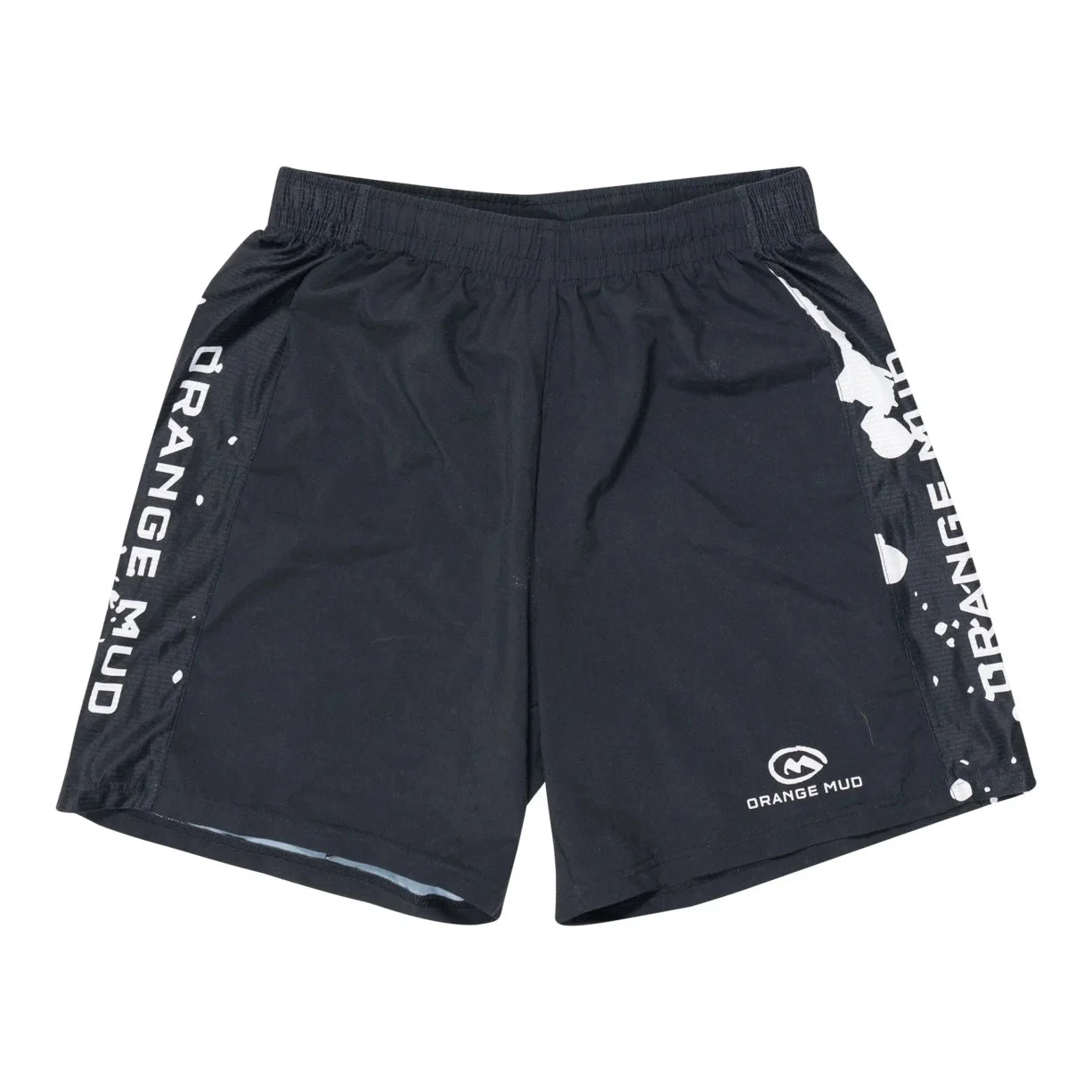 Orange Mud All Black Running Short - Men's