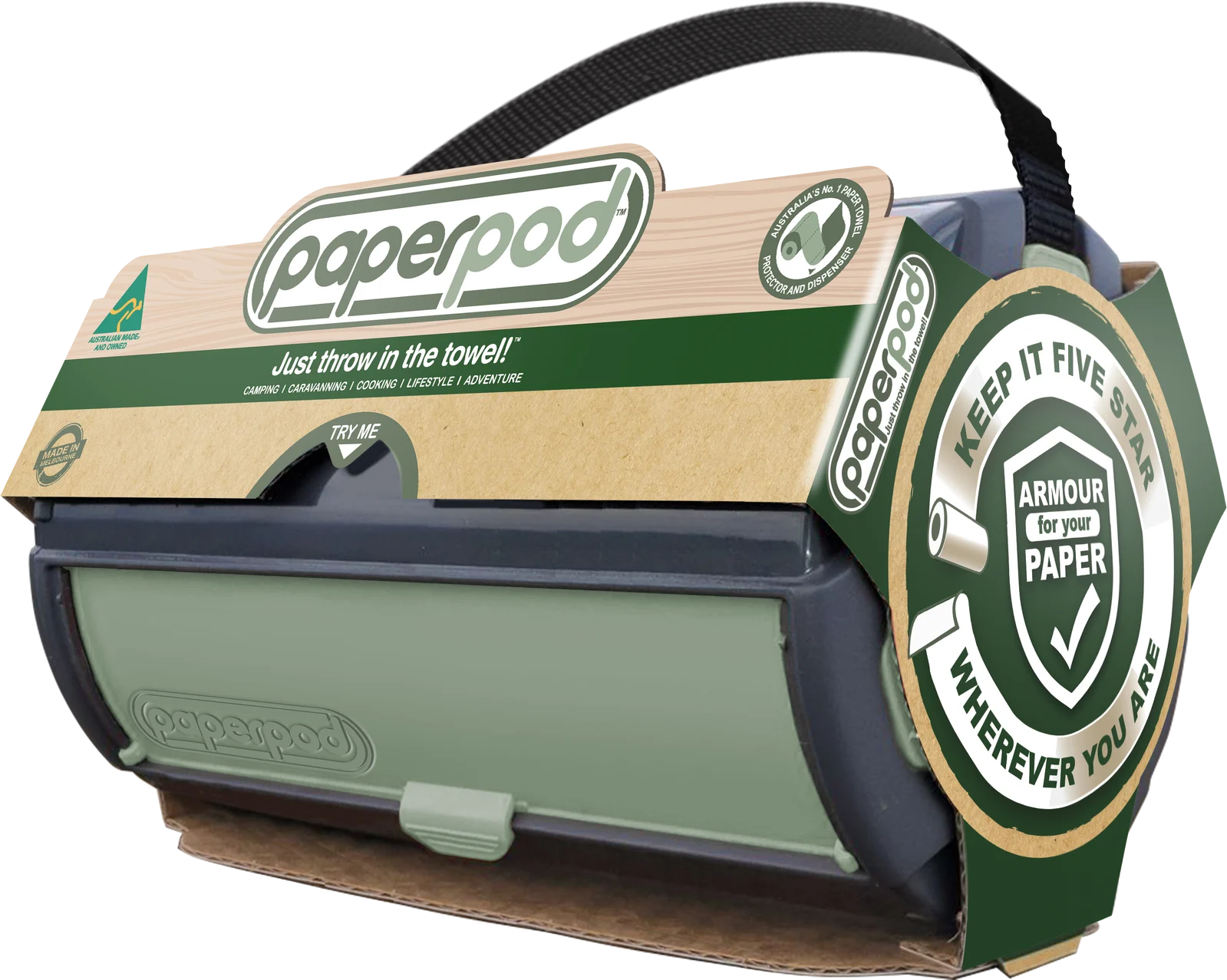 Paperpod For Grills and Spills