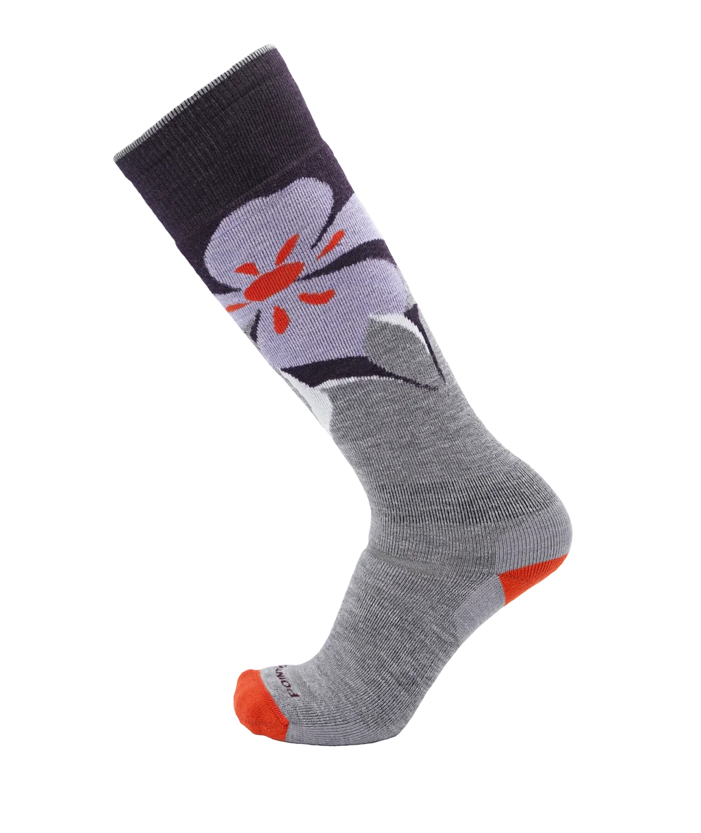Point6 Bloom Medium OTC Ski Socks