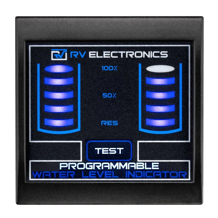 RV Electronics Programmable LED water level indicator Double tank