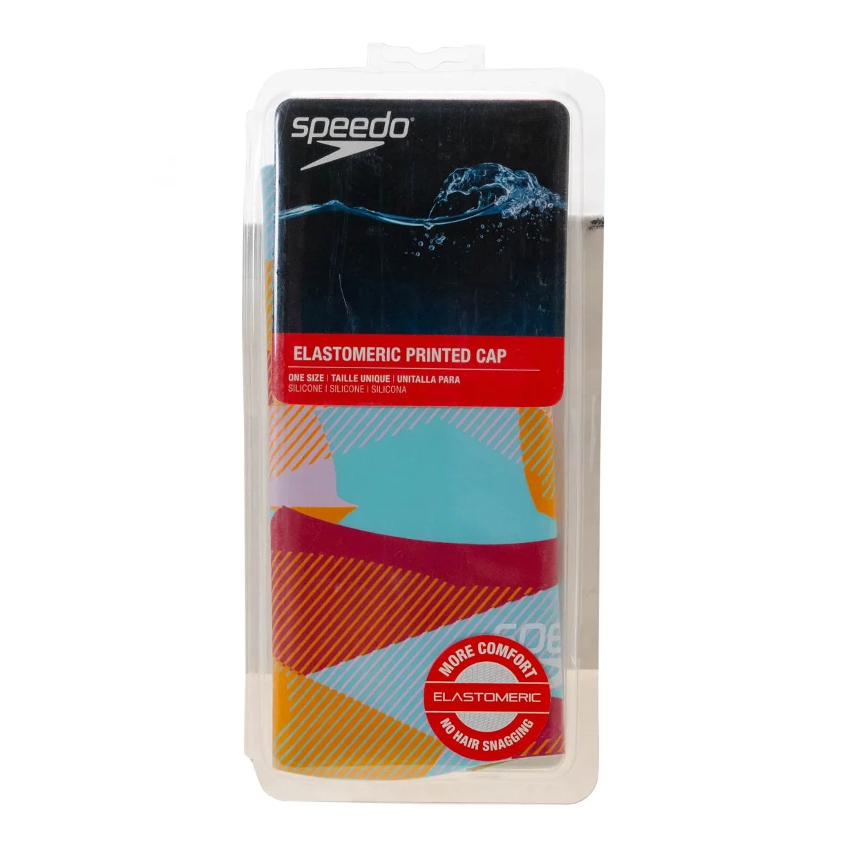 Speedo Elastomeric Printed Swim Cap