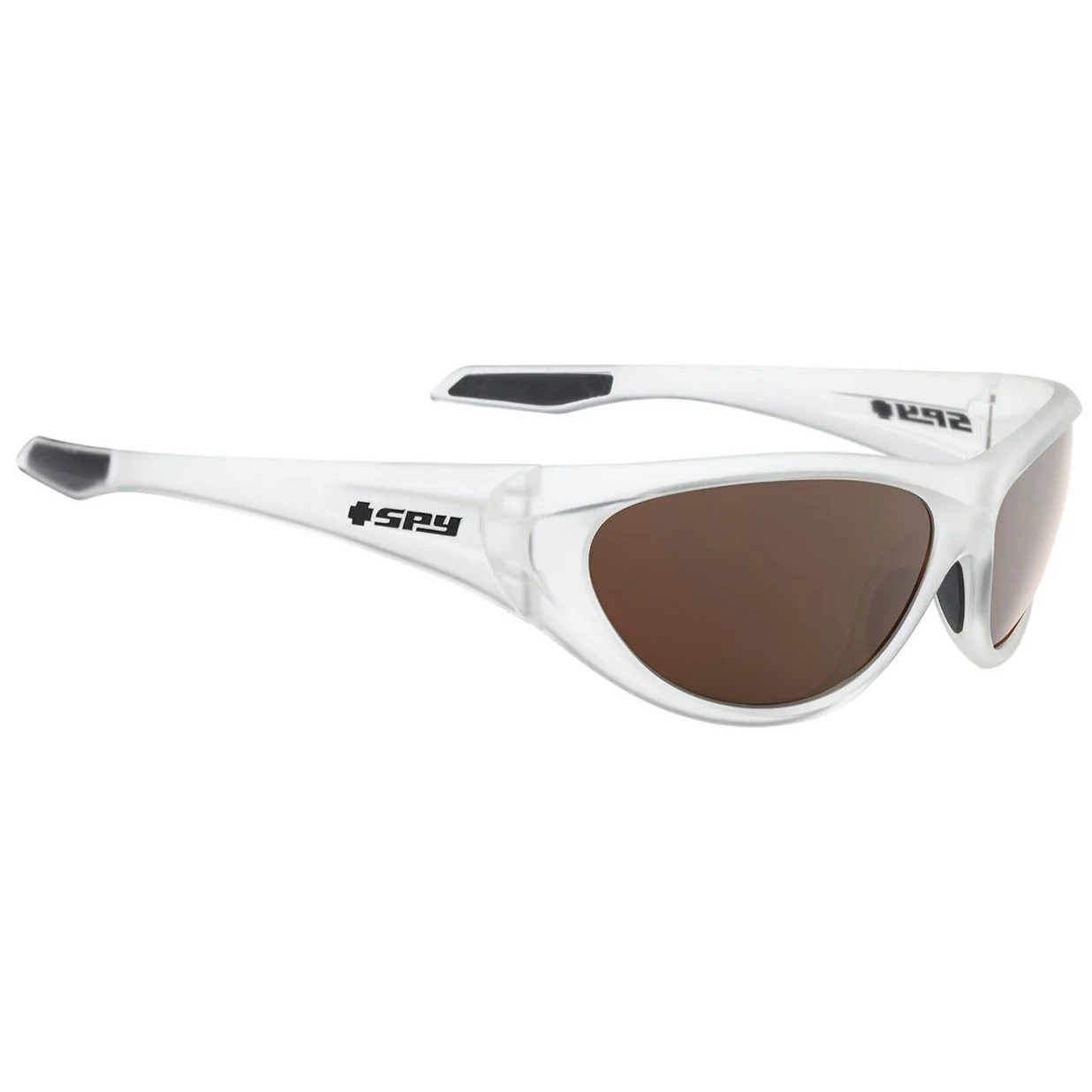 Spy Scoop 2 Matte Crystal/HD Plus Bronze with Black Spectra Men's Sunglasses