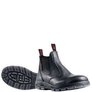 UBBK PU Bobcat Black Slip-on Work Boot by REDBACK