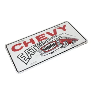 Vintage 1980's "Chevy Eaters" Novelty Number Plate