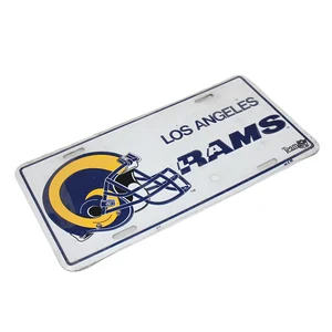 Vintage 1980's "LA Raiders" Number Plate