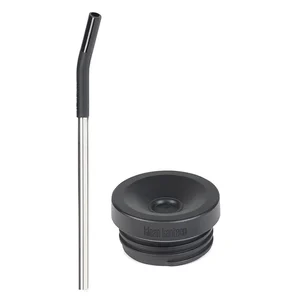 Wide Straw Cap(for TKWide Bottles) Black-Brushed Stainless by KLEAN KANTEEN