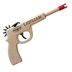 Wooden Toy Lawman Rubberband Gun by MAGNUM WOODEN TOYS